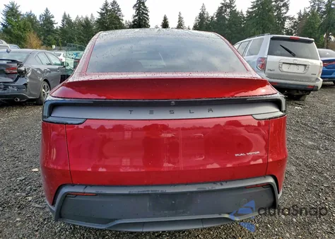 2026 Tesla Model Y from USA, damaged, VIN 7SAYGDEE9TF345823